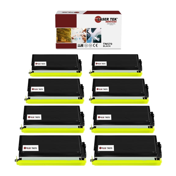 8Pk LTS TN-570 Black Compatible for Brother DCP8040 HL5140 5150D Toner Cartridge