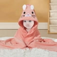 8QIDA Baby Receiving Blankets Girls Bulk Baby Hooded Bath Towel Cartoon