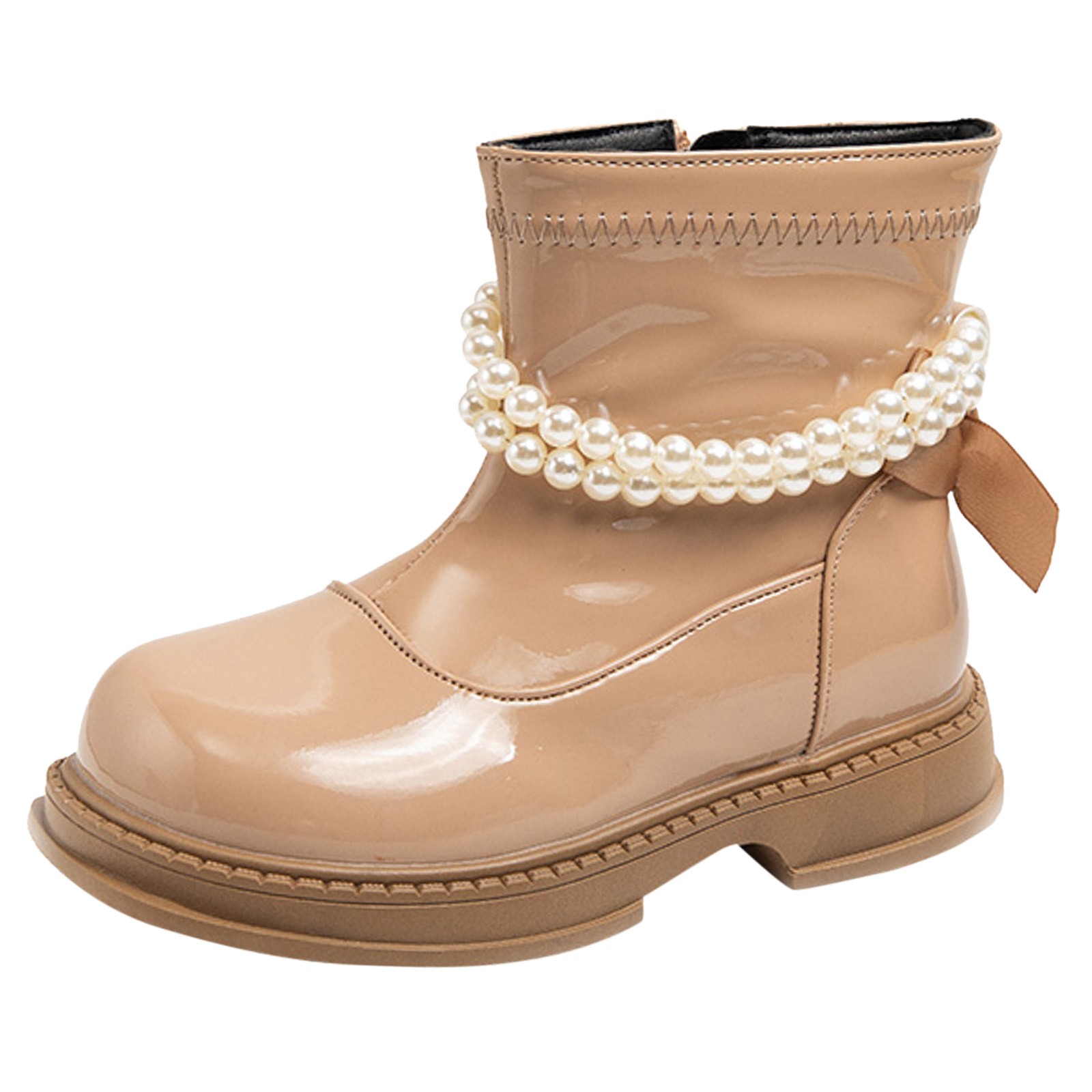 8QIDA Cowboy Boots for Baby Girl Children Shoes Thick Sole Thick Heel