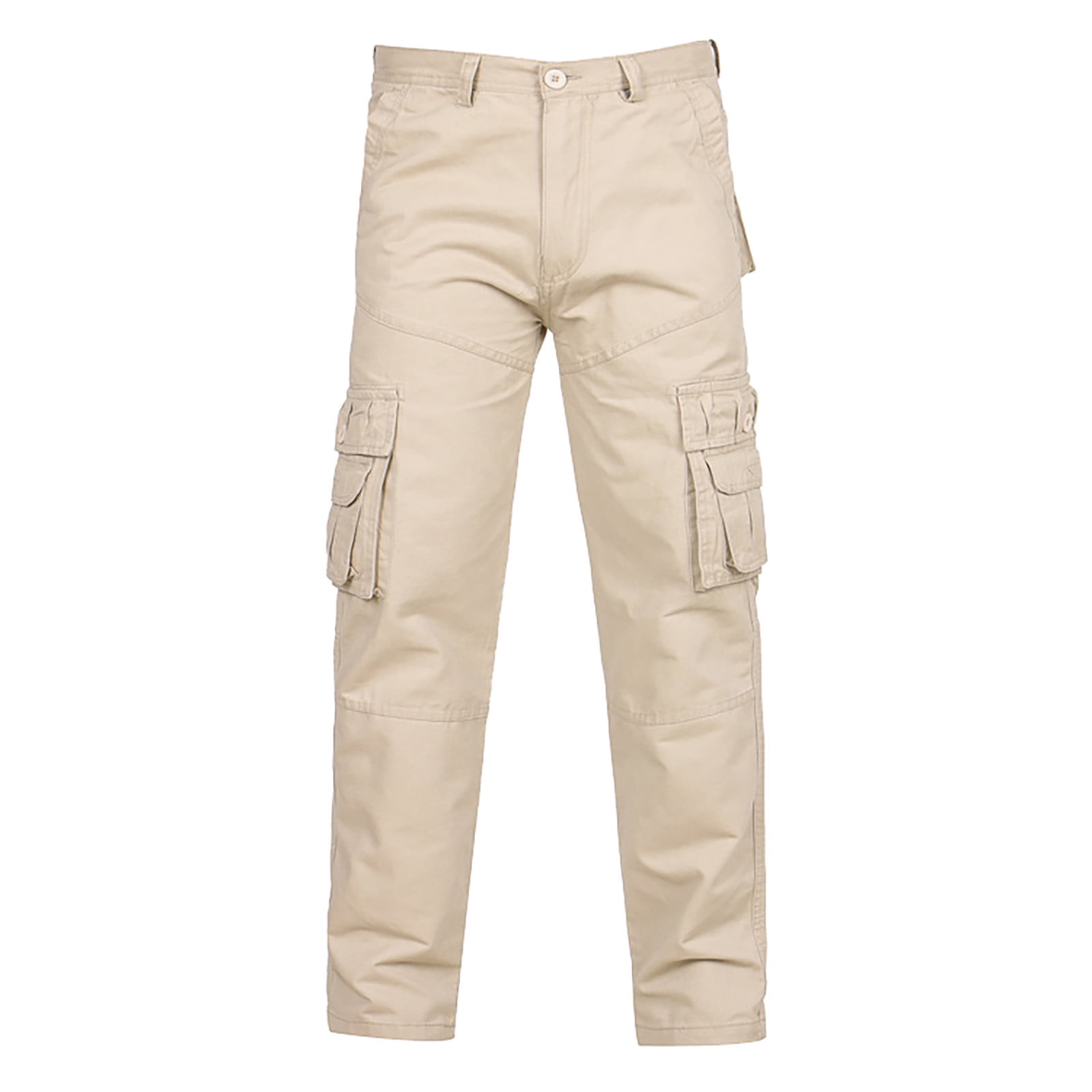 8QIDA Fashion Men's Casual Outdoors Button Multi Pocket Work Trouser ...