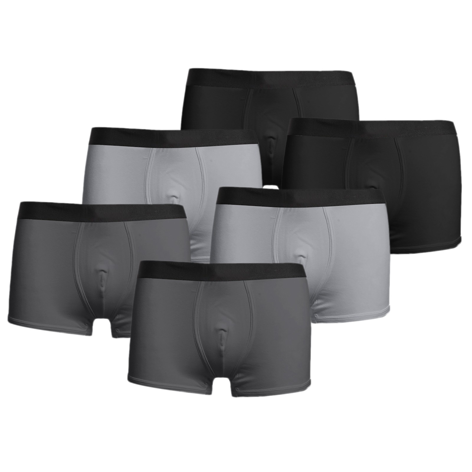 8QIDA Mens Mid Rise Underwear Combination Breathable Boxer Shorts ...