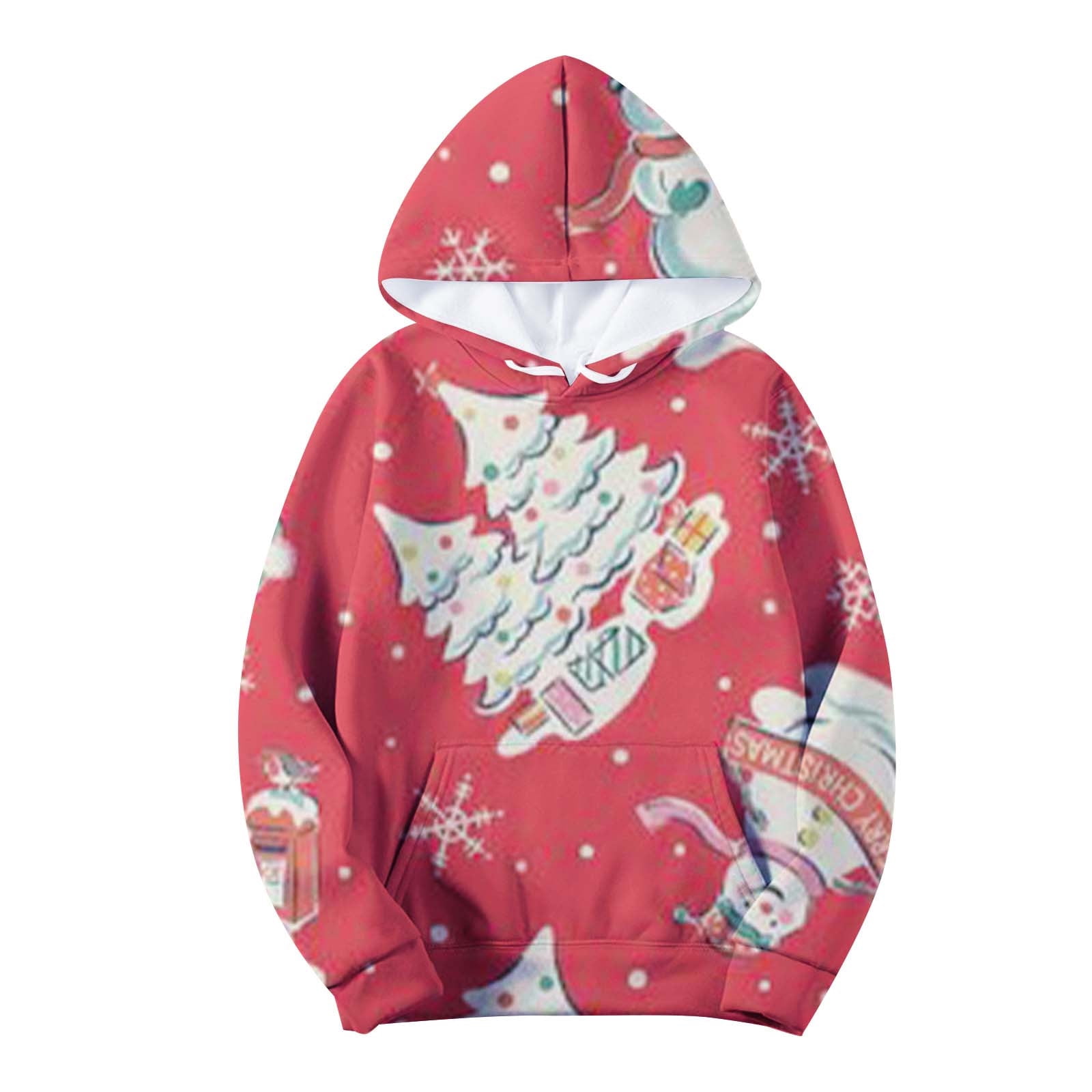 8QIDA Oversized Sweatshirt Men Big and Tall Autumn and Winter Men's