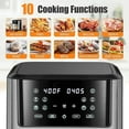 thumbnail image 1 of 8QT Air Fryer Healthy Cooking, 1500W Electric Air Fryer Toaster Oven, Nonstick Stainless Steel, Less-Oil Air Fryer with 60 Minute Timer for Baking and 10 Preset Programs, 1 of 7