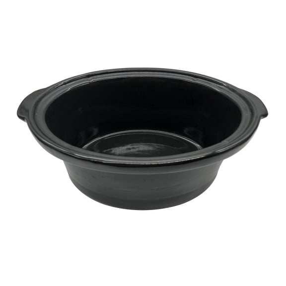 8Qt Oval Replacement Ceramic Pot Compatible for Crockpot Slow Cooker 8-Quart Slow Cookers Model: SCCPVFC800-SC-BR, SCCPVFC800-DS, Black