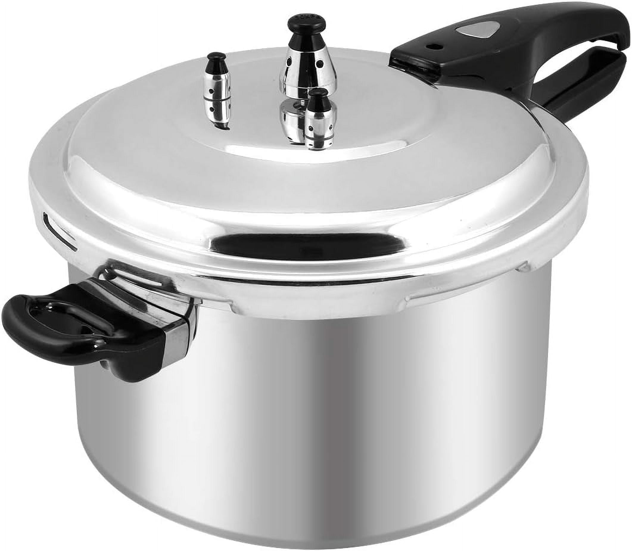 8 Quart Stainless Steel Induction Ready Stovetop Pressure Cooker