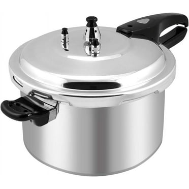 8Qt Pressure Canner Release Valve Aluminum Canning Pot Cooker Pot Stove Top Instant Fast Cooking Pot Stewing Locking System, 8 Quart