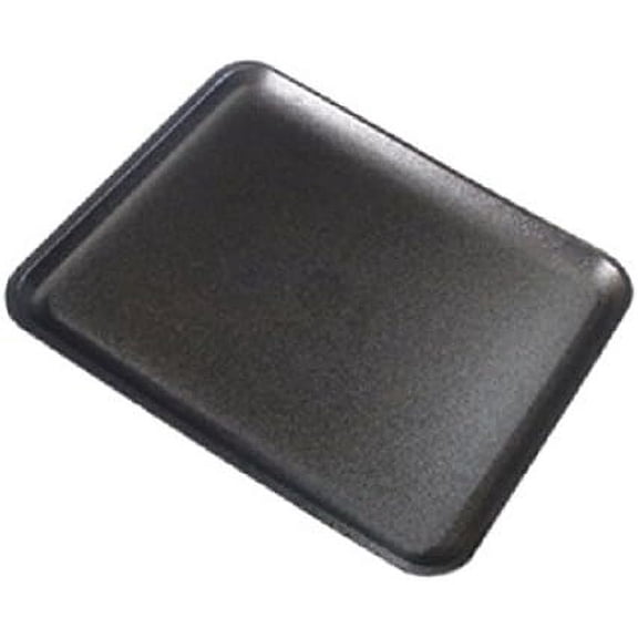 8SBK(100PCS), 8S Black Foam Meat Trays