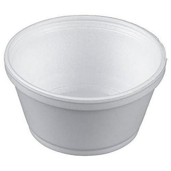 8SJ20 8 Oz Squat Foam Container (Case Of 1000) White