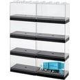 thumbnail image 2 of Nynelly 2-Level Acrylic Display Case - Dustproof Showcase For Collectibles With LED Lights 2 of 12