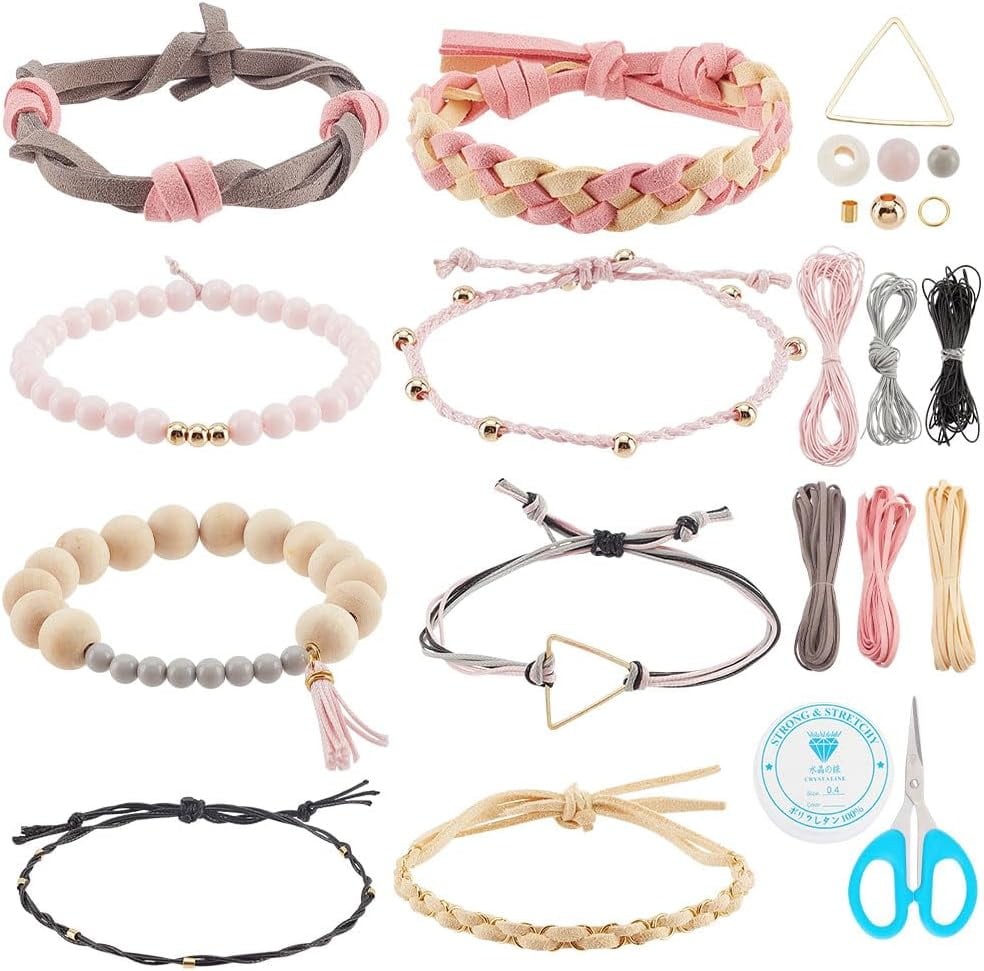 Wrap Bracelet Braided Leather Bracelet Kit Silver Creek Leather