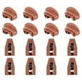 thumbnail image 1 of 8Sets Plastic Drawer Track Guides Kit,Drawer Slides Guides Replacement Parts for Center Mount Drawer Dresser Drawer,8sets x Drawer Track Guides,Brown, 1 of 7