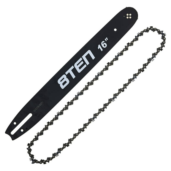 8TEN 16" Chainsaw Bar & Chain .050 3/8 56DL for Husqvarna Echo MK1010356