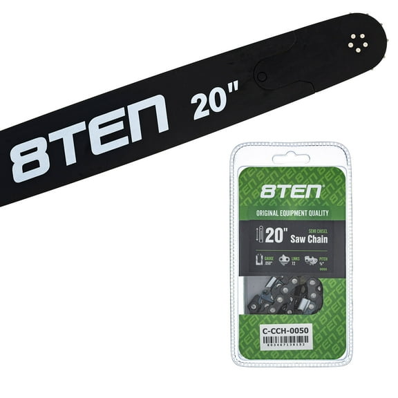 8TEN 20" Chainsaw Bar & Chain .050 3/8 72DL for Stihl Dolmar MK1010444