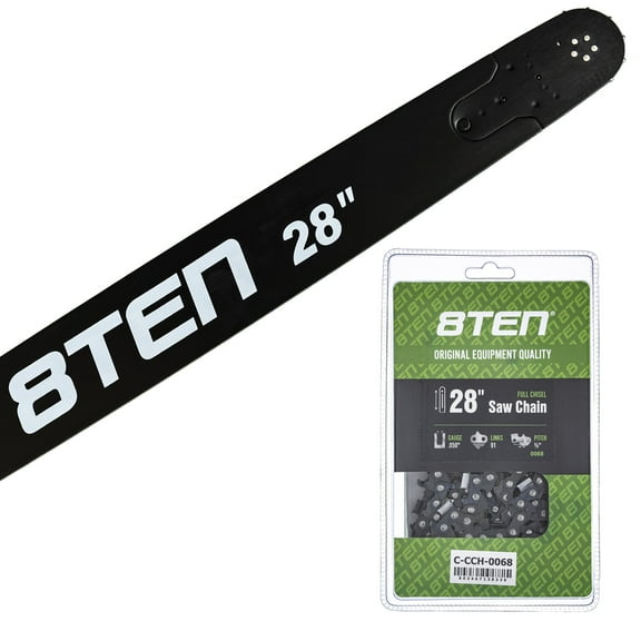8TEN 28" Chainsaw Guide Bar & Chain .050 3/8 91DL for Stihl MK1010264