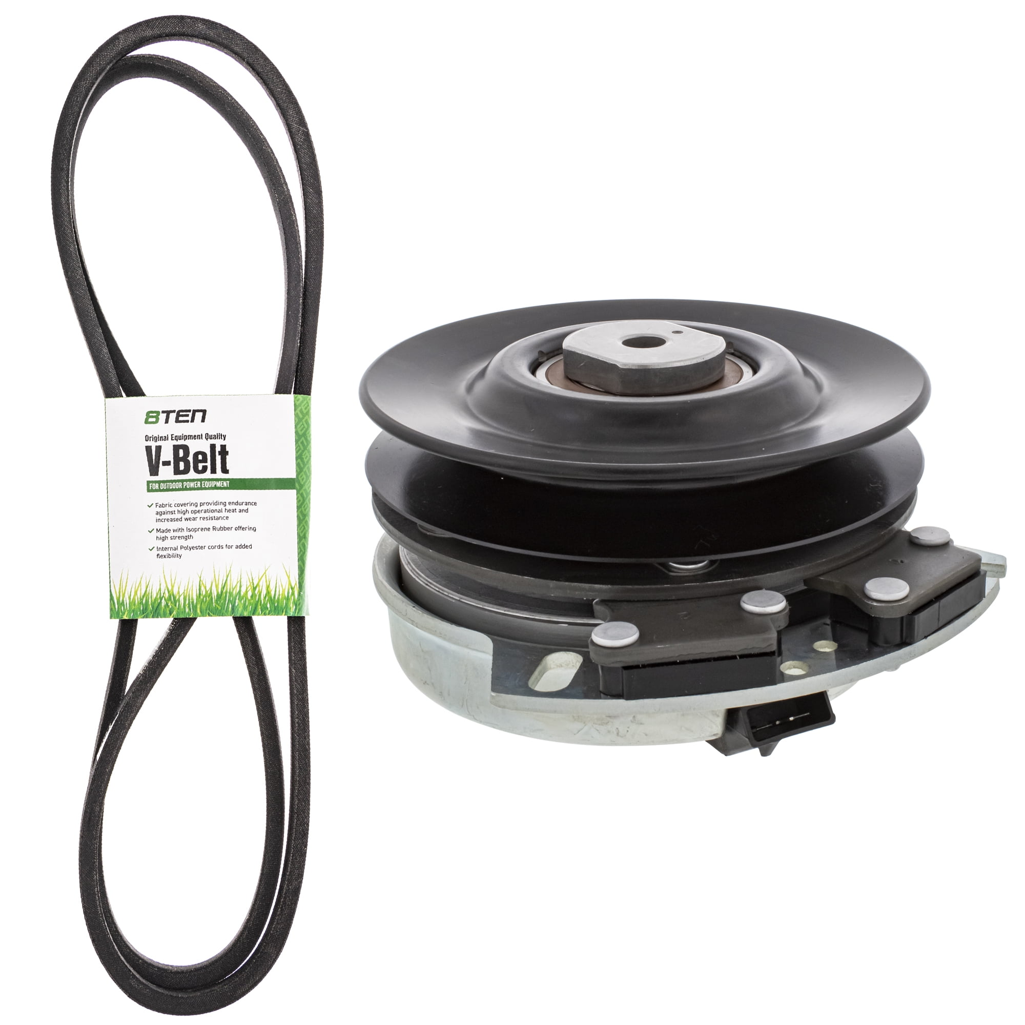 8TEN Belt PTO Clutch Kit for Cub Cadet LT2042 GT2544 GT2186 44 48