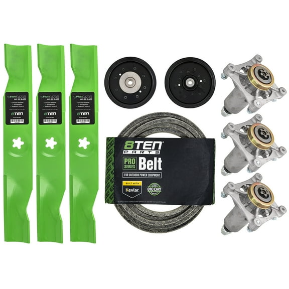 8TEN Blade Spindle Belt Idler Kit for Husqvarna 48 inch YTH24V48 MK1005132