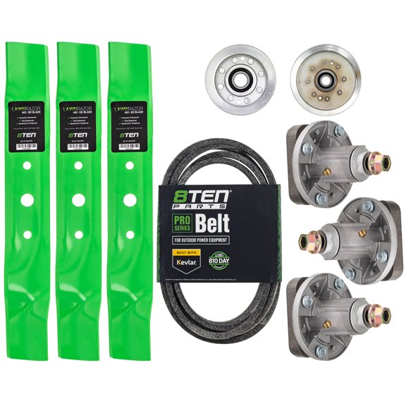 8TEN Blade Spindle Belt Idler Kit for John Deere 48 inch L120 MK1005198
