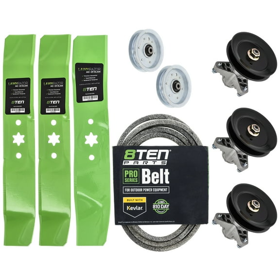 8TEN Blade Spindle Belt Idler Kit for MTD Columbia 46 inch 14AQ81GH897 MK1005344
