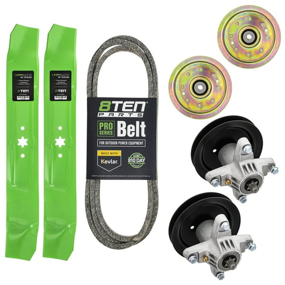 8TEN Blade Spindle Belt Idler Kit for Troy Bilt MTD 42 inch LT-542H MK1005139