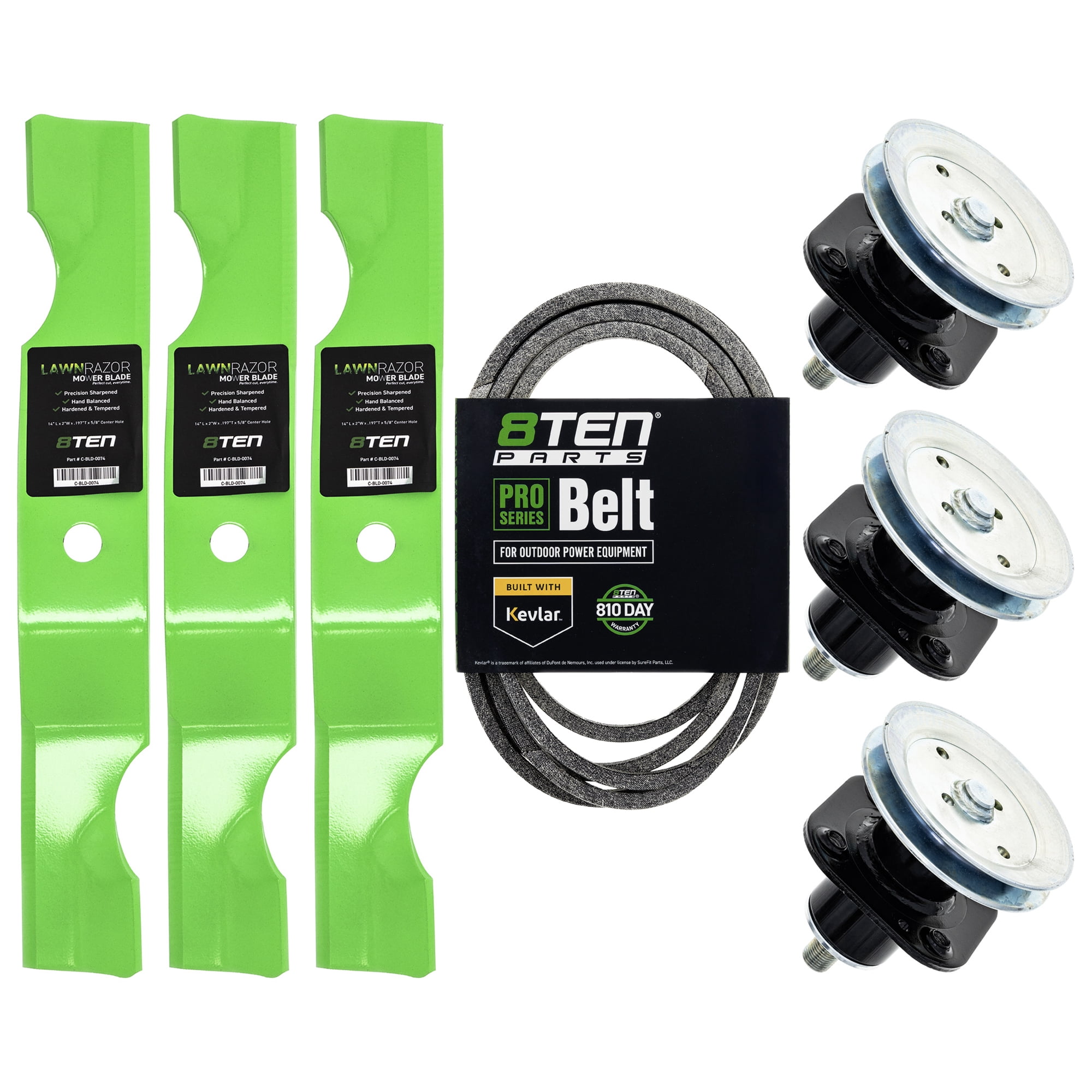 8TEN Mower Deck Rebuild Kit for Ariens Gravely Zoom ZT42 51520900 42-inch Deck MK1010031