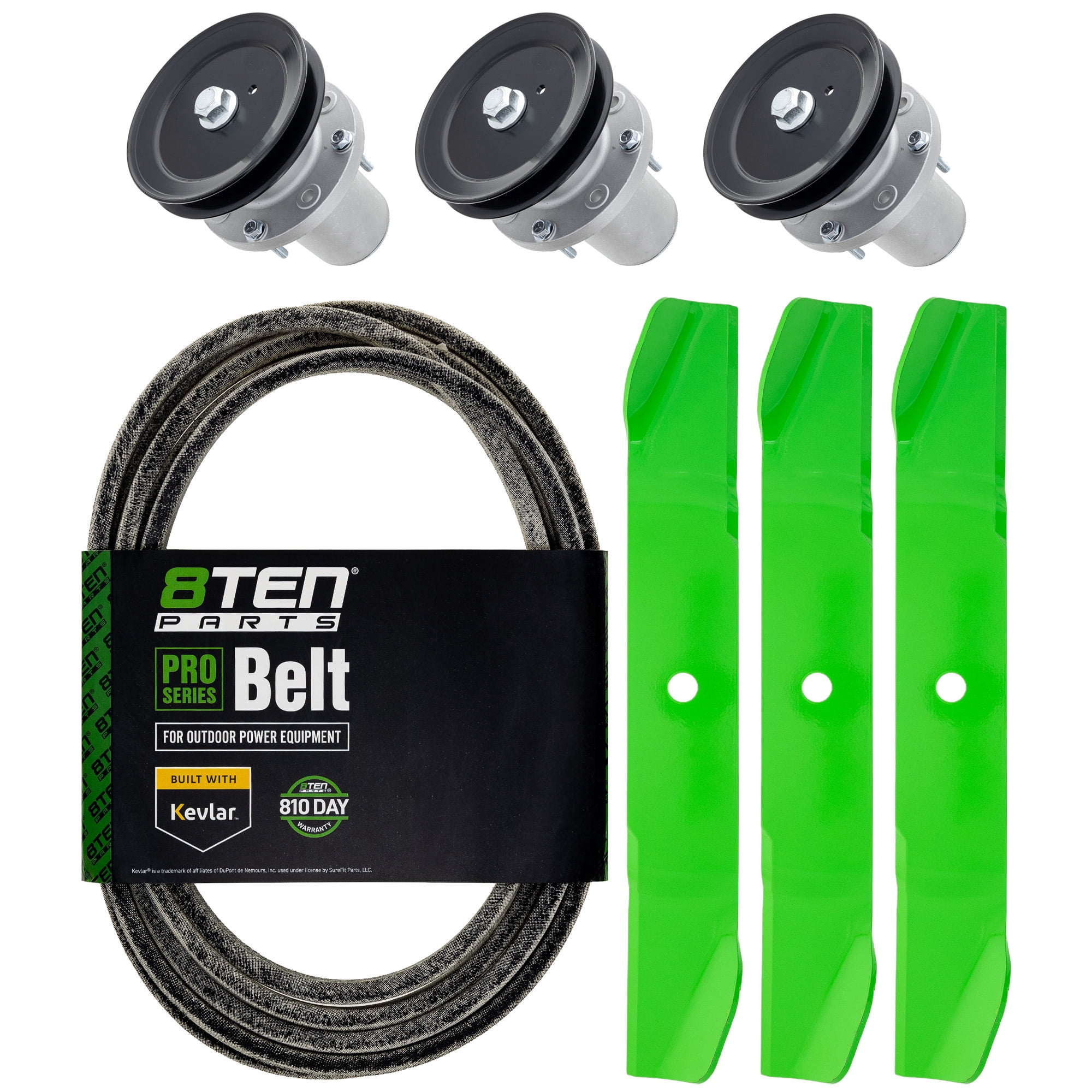 8TEN Blade Spindle Belt Kit for Cub Cadet ZTX4 ZTX6 60-inch 742P05516 ...
