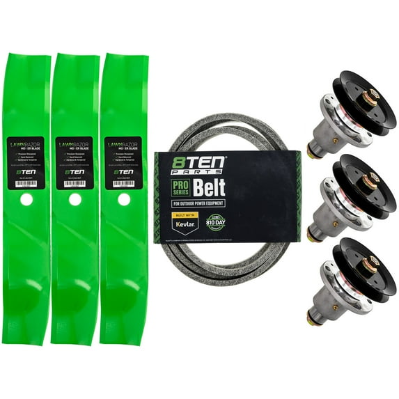 8TEN Blade Spindle Belt Kit for Exmark 44 inch Lazer Z HP LHP4417KA MK1005422