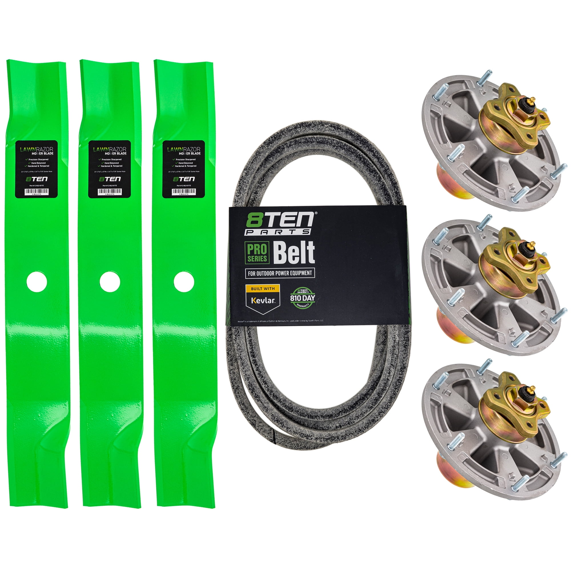 8TEN Blade Spindle Belt Kit for John Deere Z950M Z920M ZTrak 60