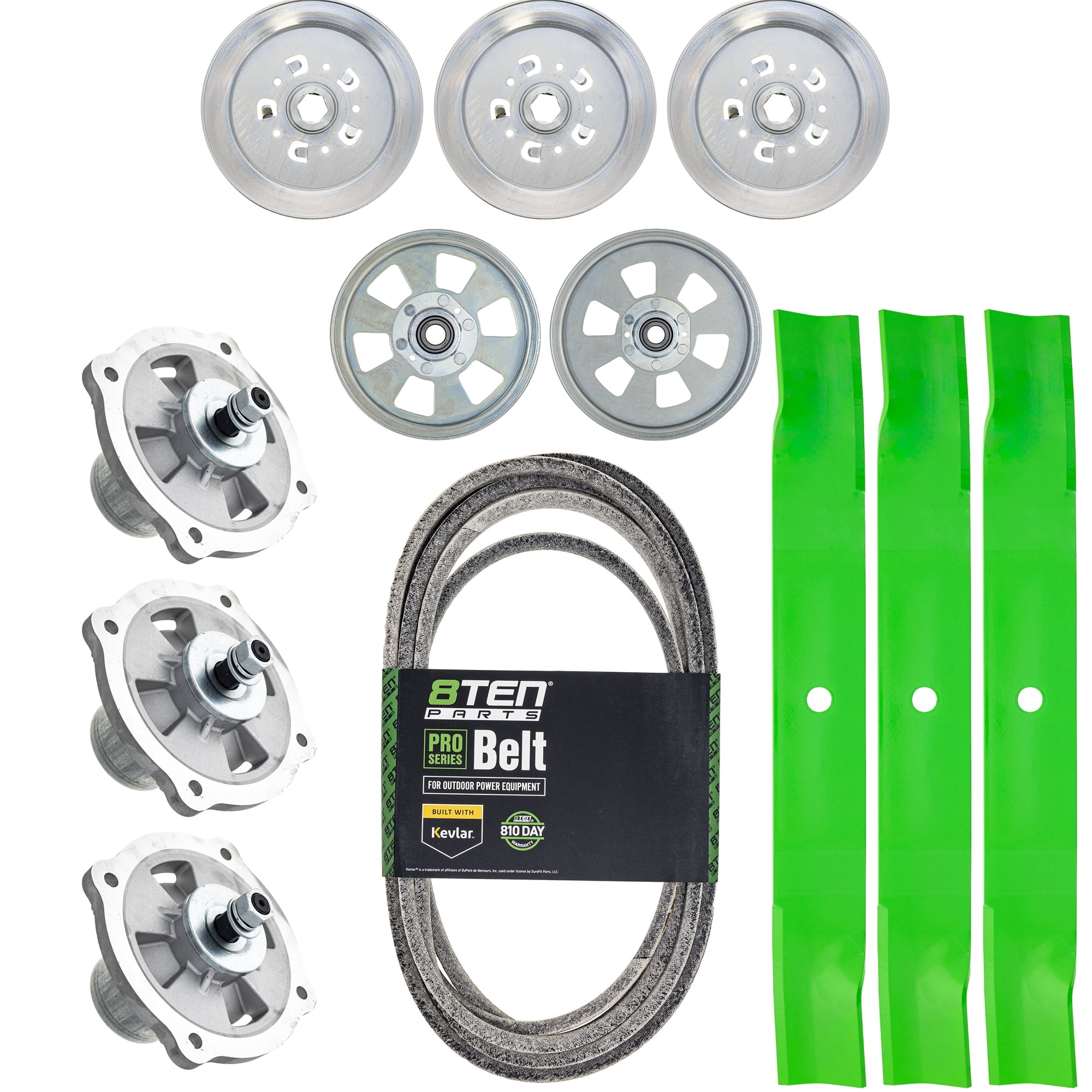8TEN Blade Spindle Belt Kit for Kubota RCK60P-781Z Z726 60-inch
