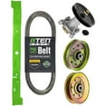 thumbnail image 1 of 8TEN Blade Spindle Belt Kit for Poulan 419271 532187281 30-inch Deck MK1009805, 1 of 10