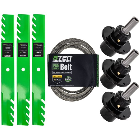 8TEN Blade Spindle Belt Kit for Scag Tiger Cat Cub Wildcat 61V inch 482879 MK1005211