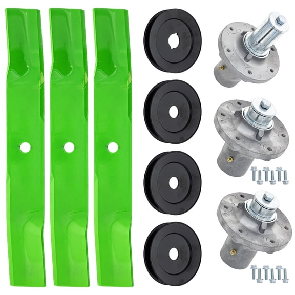 8TEN Blade Spindle Belt Kit for Simplicity Prestige 52-inch 1756152AYP 84003174 MK1015029