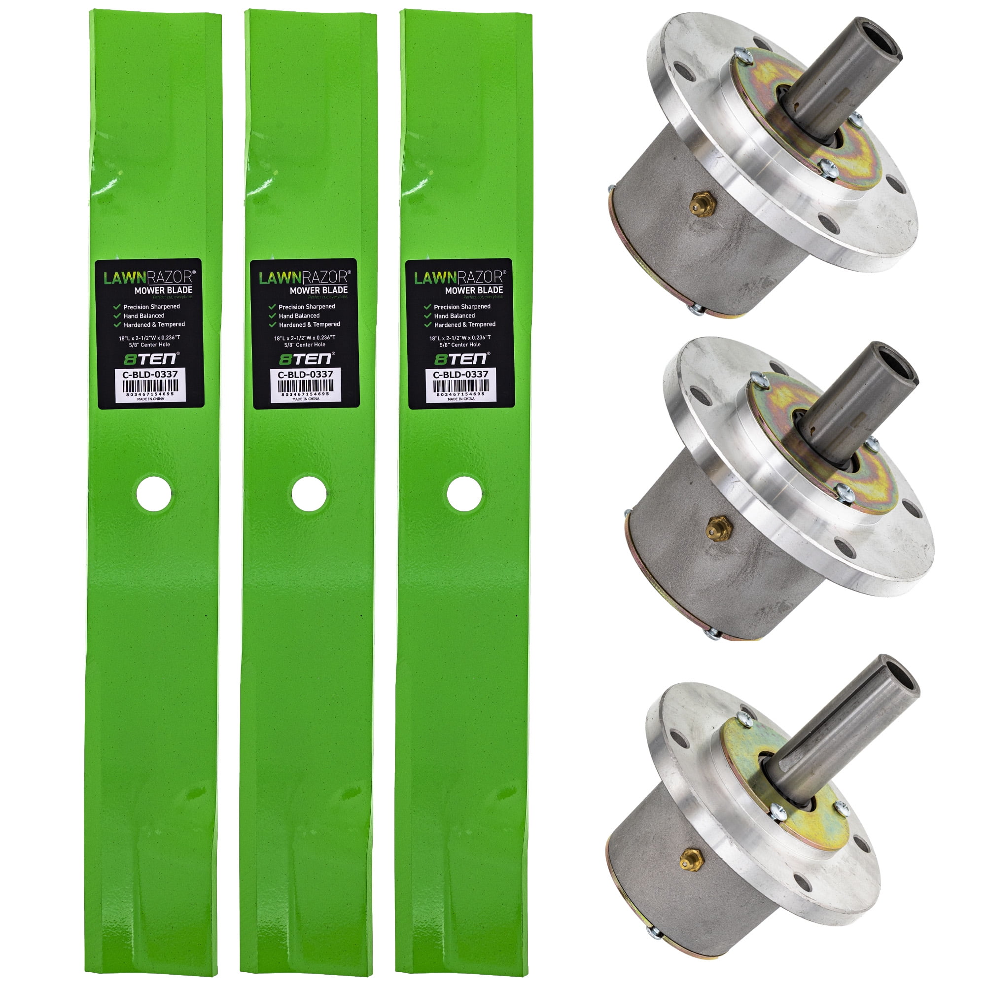 8TEN Blade Spindle Kit for Exmark Metro Viking Hydro 1