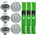 thumbnail image 1 of 8TEN Blade Spindle Kit for Exmark Radius S-Series 52-inch 116-5175-S 126-4630 MK1013628, 1 of 9