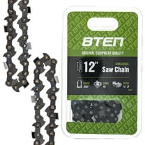 8TEN Chainsaw Chain 12 inch .050 3/8 45DL for Husqvarna 240 Poulan 810-CCC2249H