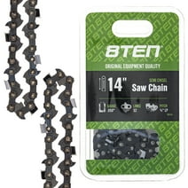 8TEN Chainsaw Chain 14 inch .050 3/8 LP Pitch 52DL for Echo Poulan 810-CCC2238H