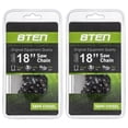 thumbnail image 1 of 8TEN Chainsaw Chain 18 inch .063 .325 74 DL for Stihl 260 22BPX074G 2 Pack 810-CCC2243H, 1 of 5