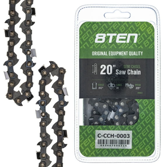 8TEN Chainsaw Chain 20 inch .325 Pitch for Stihl MS290 810-CCC2225H