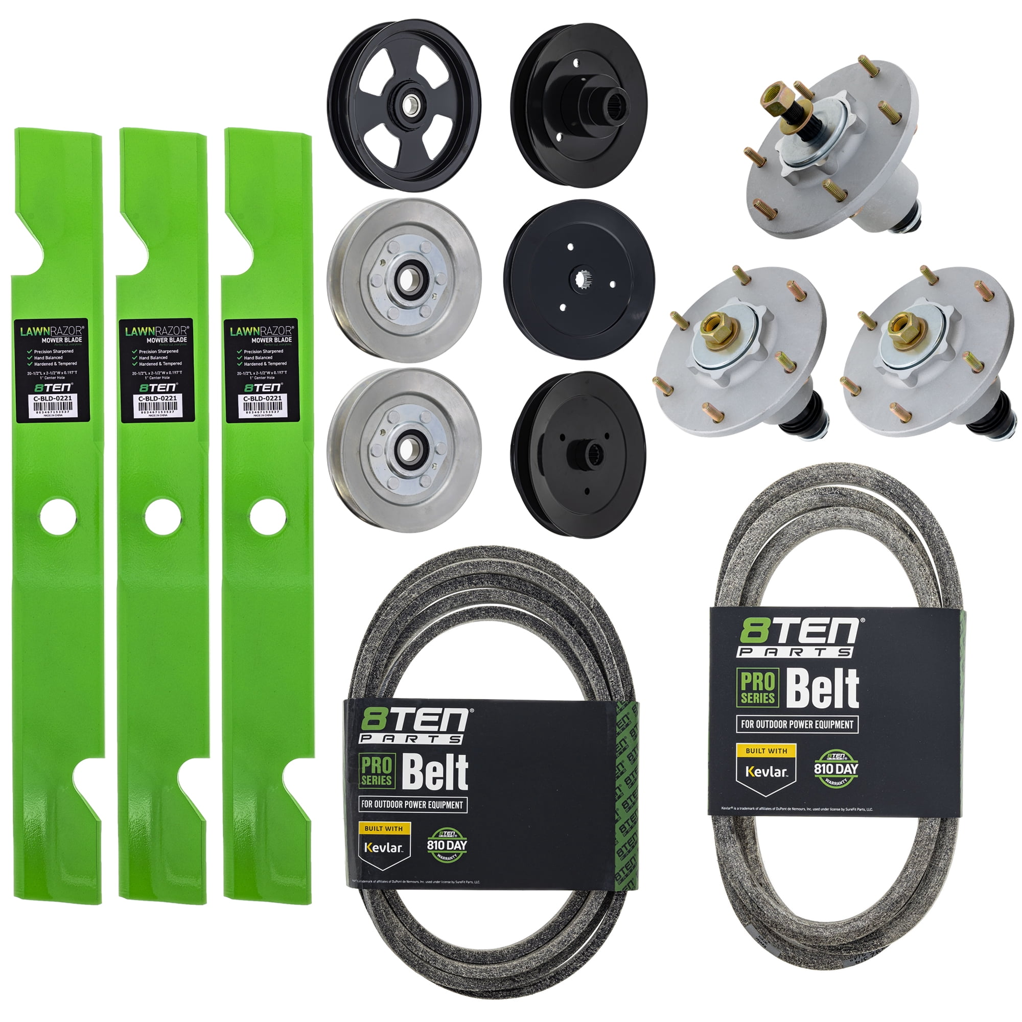 8TEN Deck Rebuild Kit for Exmark Lazer Z S-Series 72-inch 103-6404-S ...