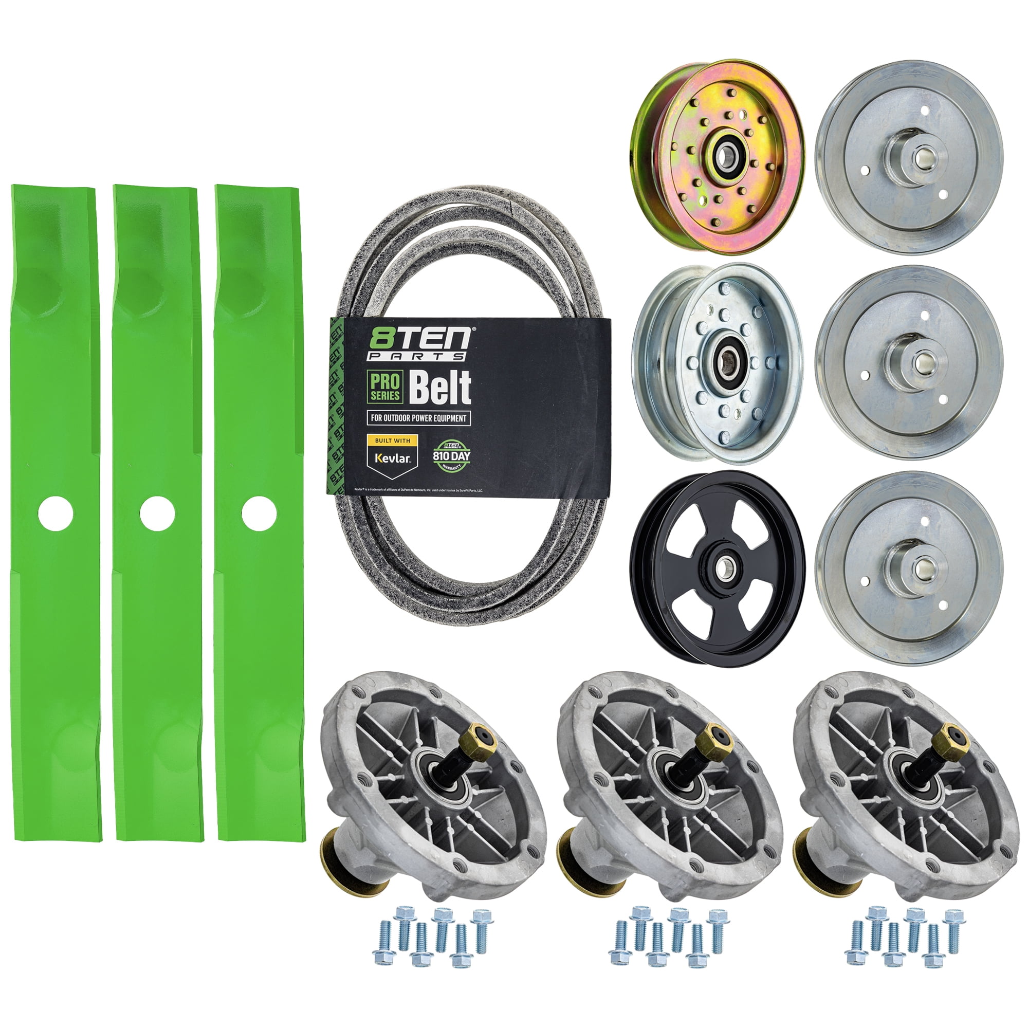 8TEN Deck Rebuild Kit for Exmark Radius E-Series 52-inch 103-6382-S 126 ...
