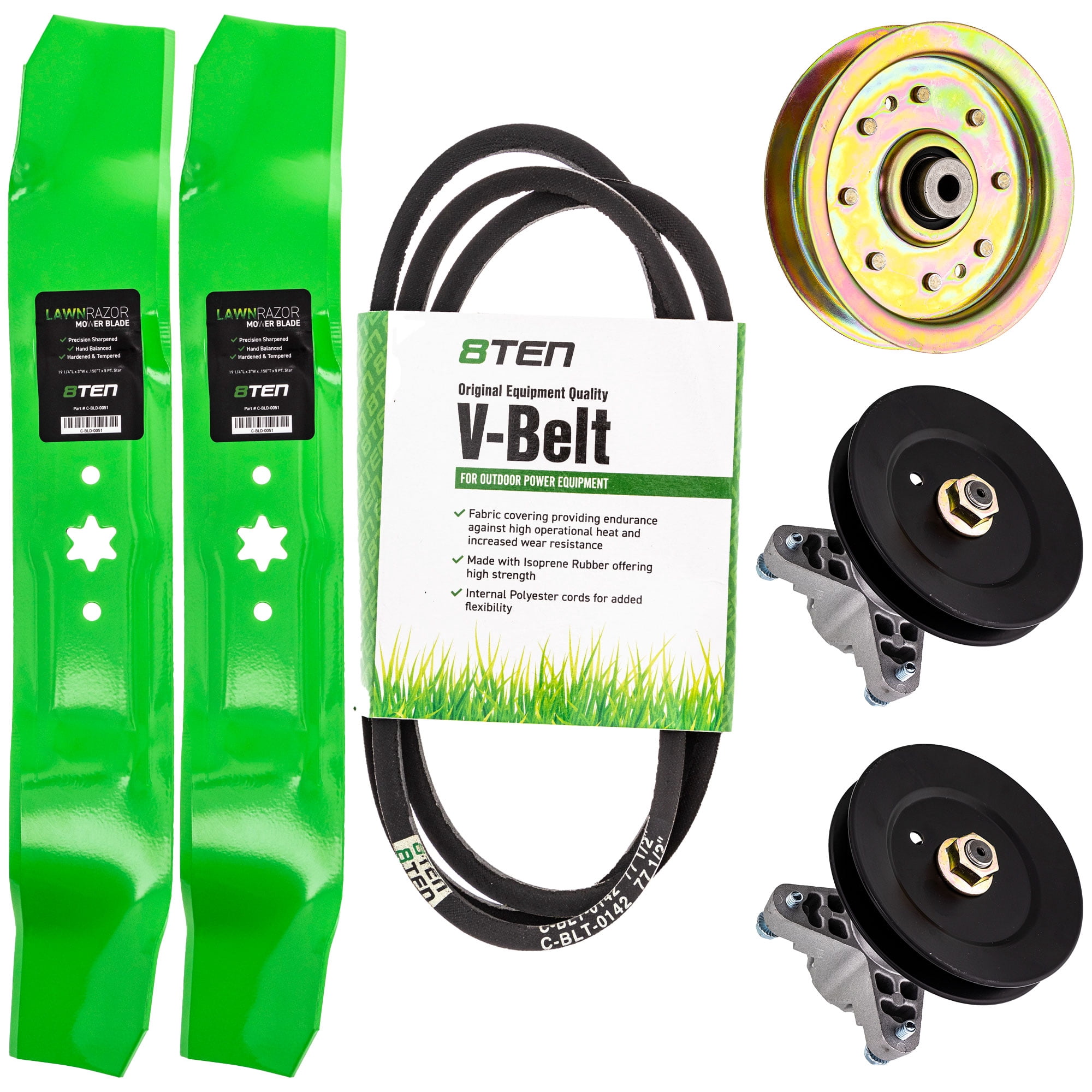 2x Spindelmontage Für Cub Cadet/MTD/Troy-Bilt – Ersatzteil 918-04474A, 618-04474, Passt Auch Für Toro