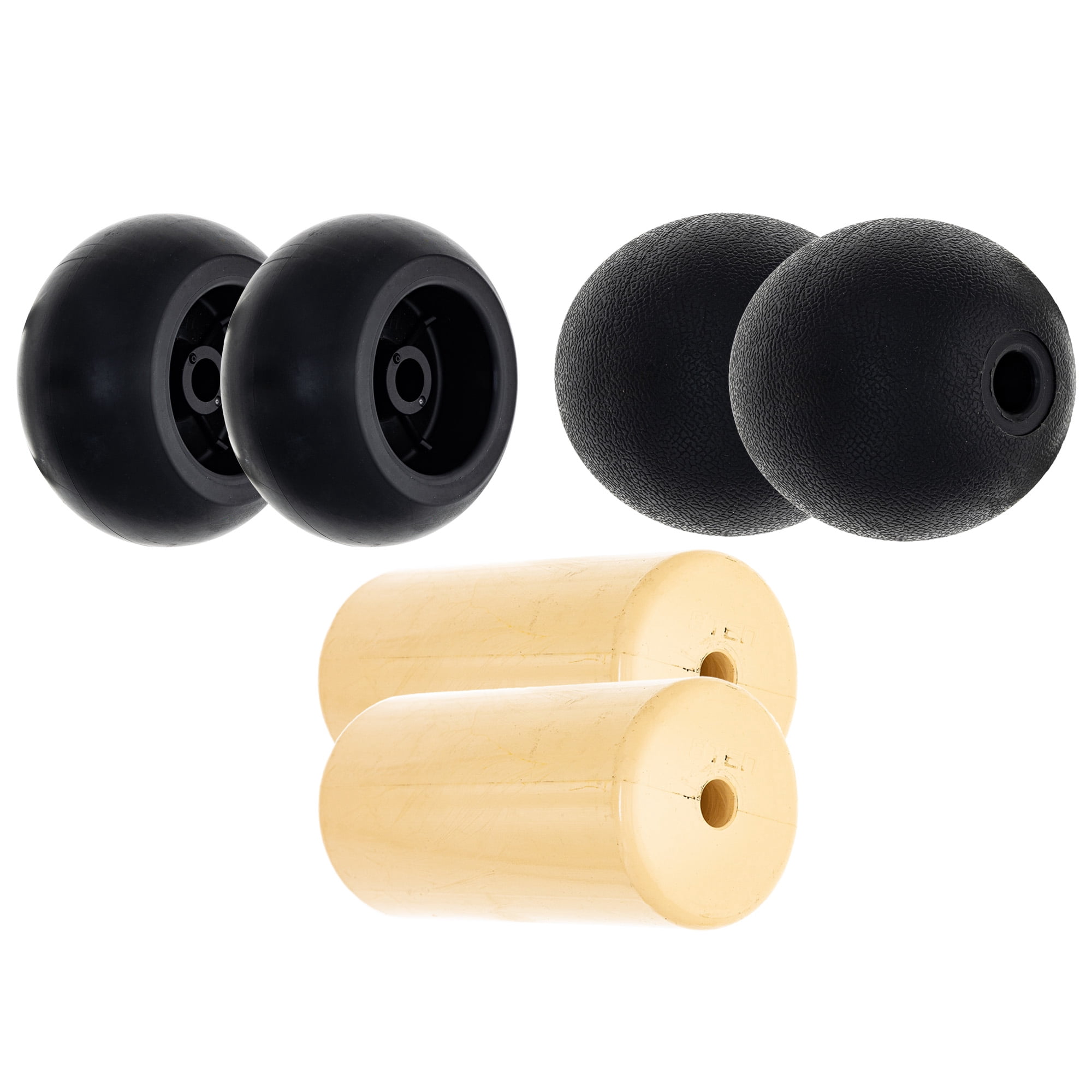 8TEN 6-Pack Deck Roller Wheels For Exmark & Toro Zero-Turn Mowers