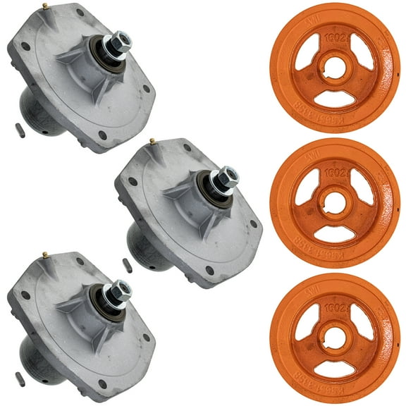8TEN Deck Spindle Kit for Kubota RCK60RP-1500Z K5647-34510 K5651-33580 60-inch 810-KSP4218N