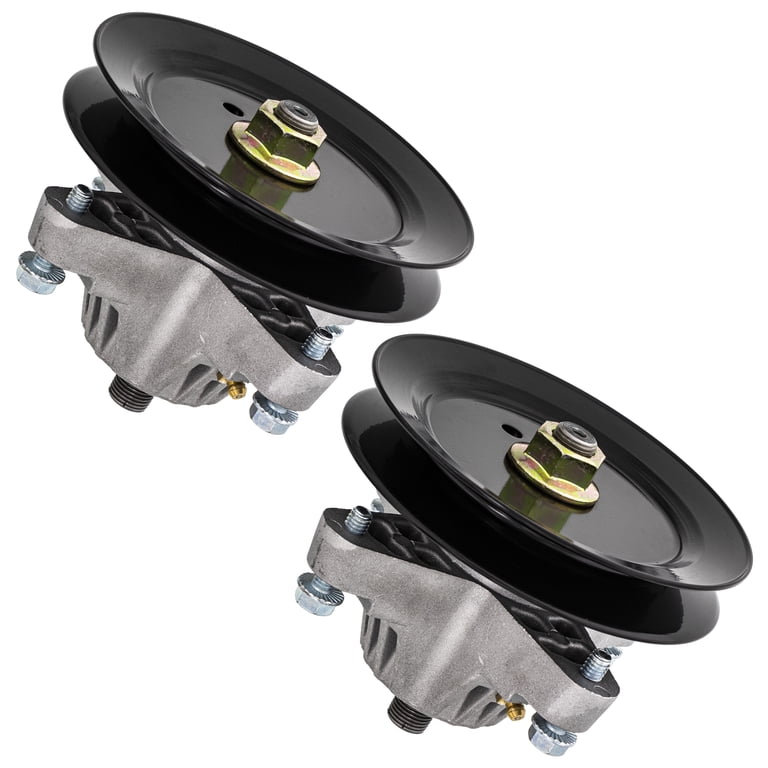 2 Spindle Assemblies For MTD / Cub Cadet – Replaces 618-0565, 918-0574 (with Pulley)
