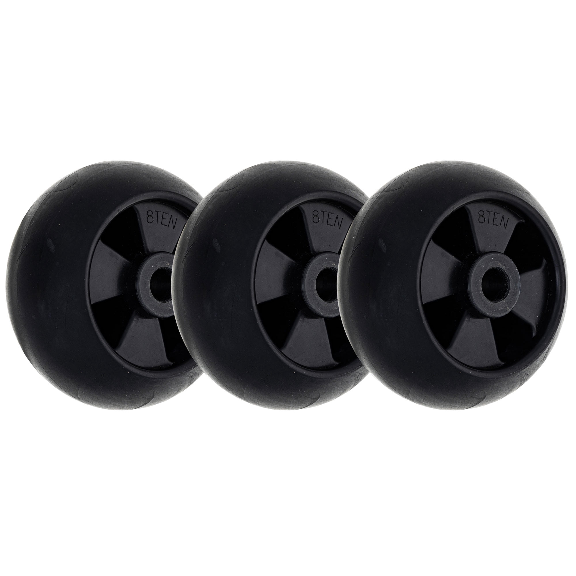 Kit 4 Ruedas Para Cortacésped John Deere - Reemplazo AM116299, M111489, AM133602, M8469 - Compatible Con 325, 335, 345, 355D