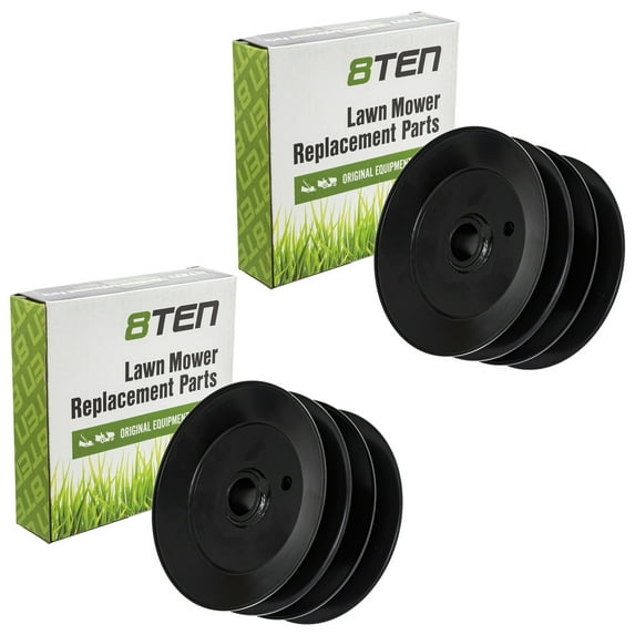 8TEN Double Pulley for Cub Cadet MTD Troy Bilt 1180 756-0603 2 Pack 810-CPL2250Y