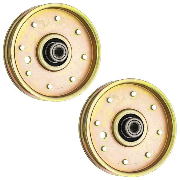 8TEN Flat Idler Pulley for Cub Cadet MTD RZT50 01004081 756-1229 2 Pack 810-CID2230L