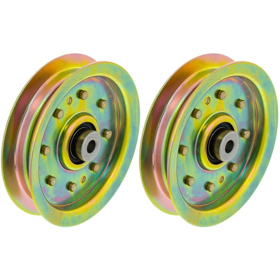 8TEN Flat Idler Pulley for MTD Cub Cadet RZT 50 756-04129B 2 Pack 810-CID2226L