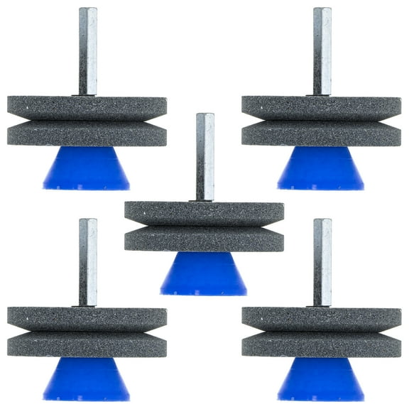 8TEN Mower Blade Grinder Stone Wheel for Tractor Garden Tools Hand Drill Attachment 5 Pack 810-CBS2224K