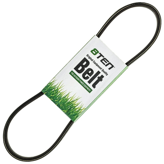 8TEN Raw Edge CrossReference Serpentine Drive Belt for Lawnmower