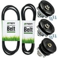 thumbnail image 1 of 8TEN Spindle Belt Kit for MTD Toro LX460 LT546H 942-0611A 918-0240C MK1001782, 1 of 9